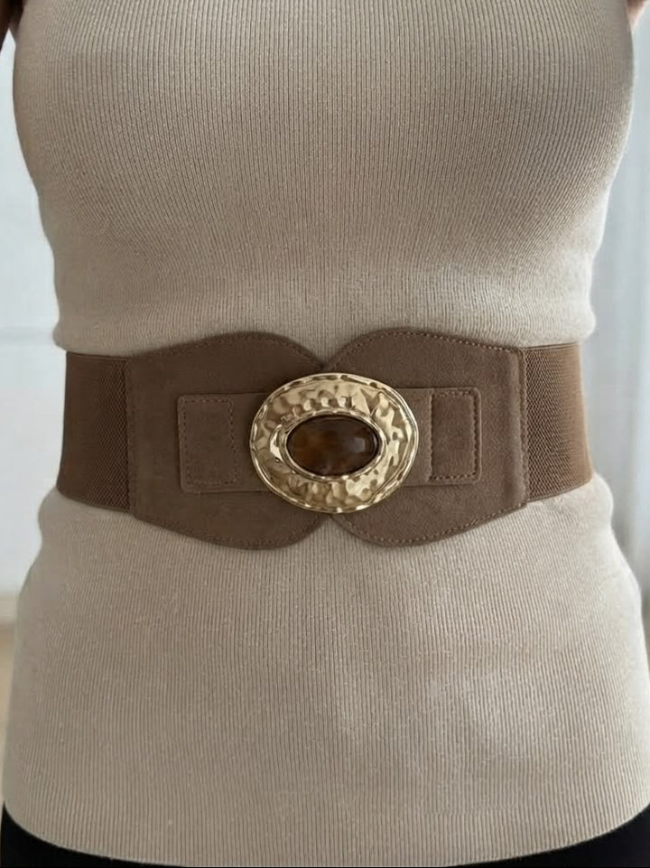 Cinturón Aura beige
