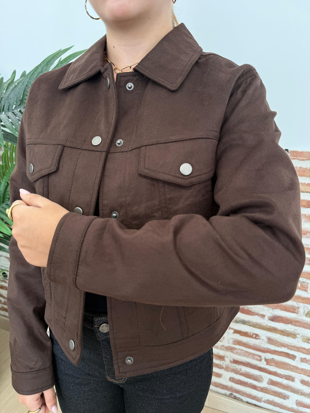 Chaqueta Marta marrón chocolate