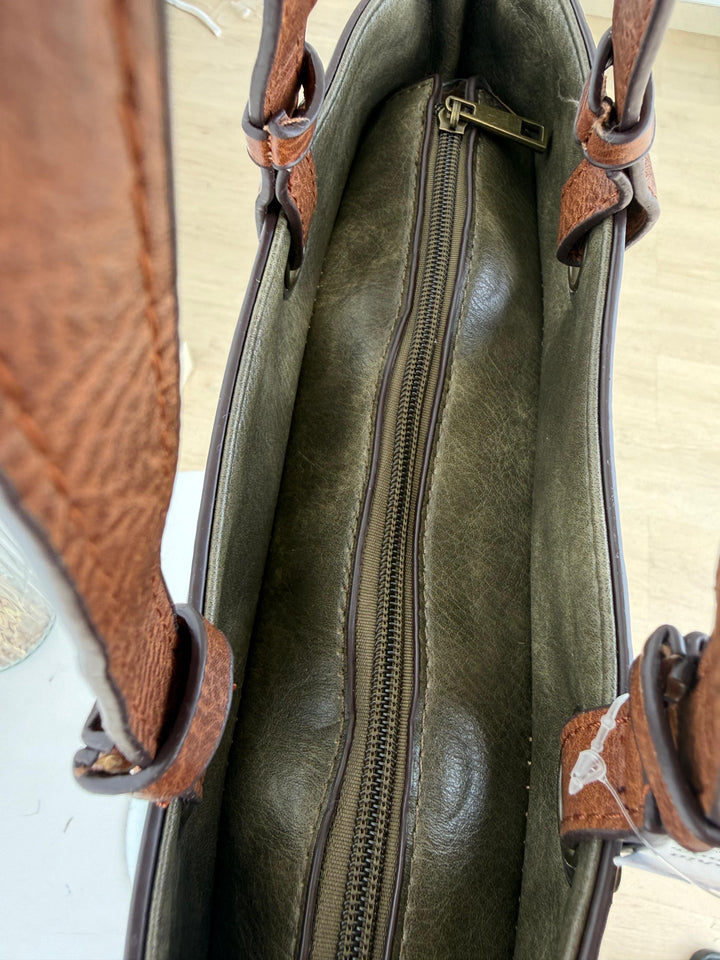 Bolso Praga verde militar