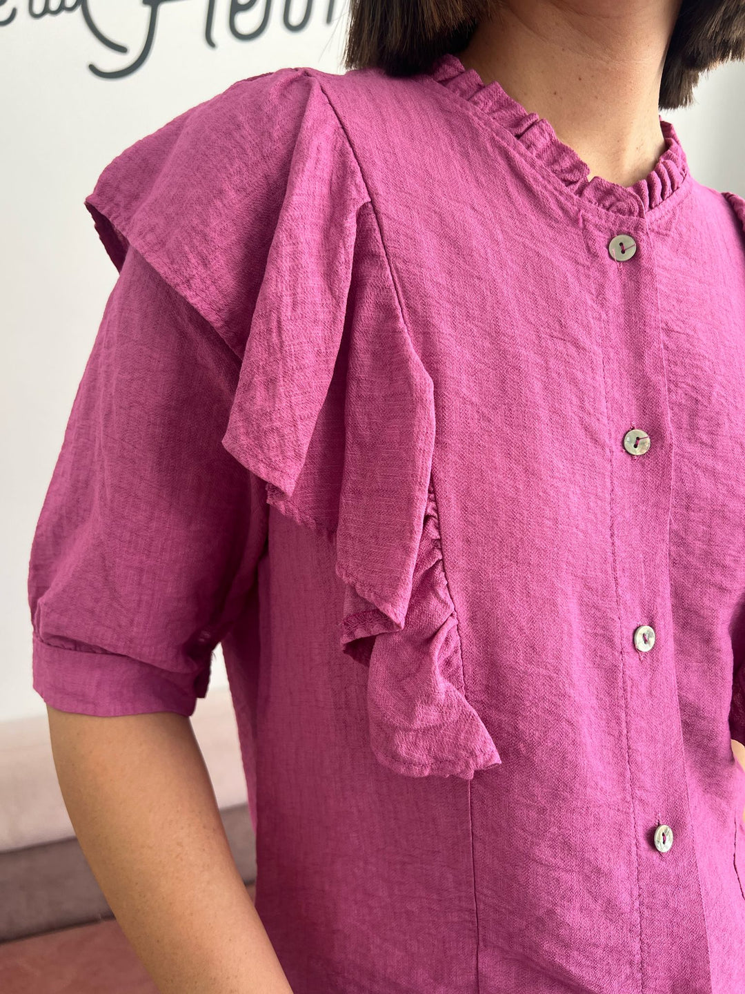 Camisa Sandra rosa