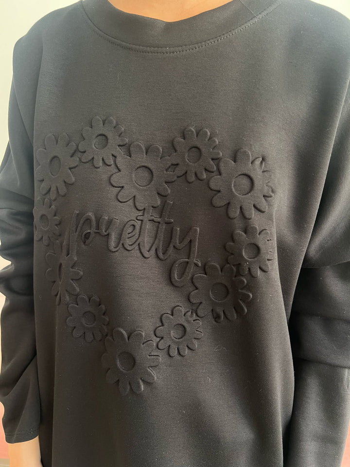 Sudadera Pretty negro