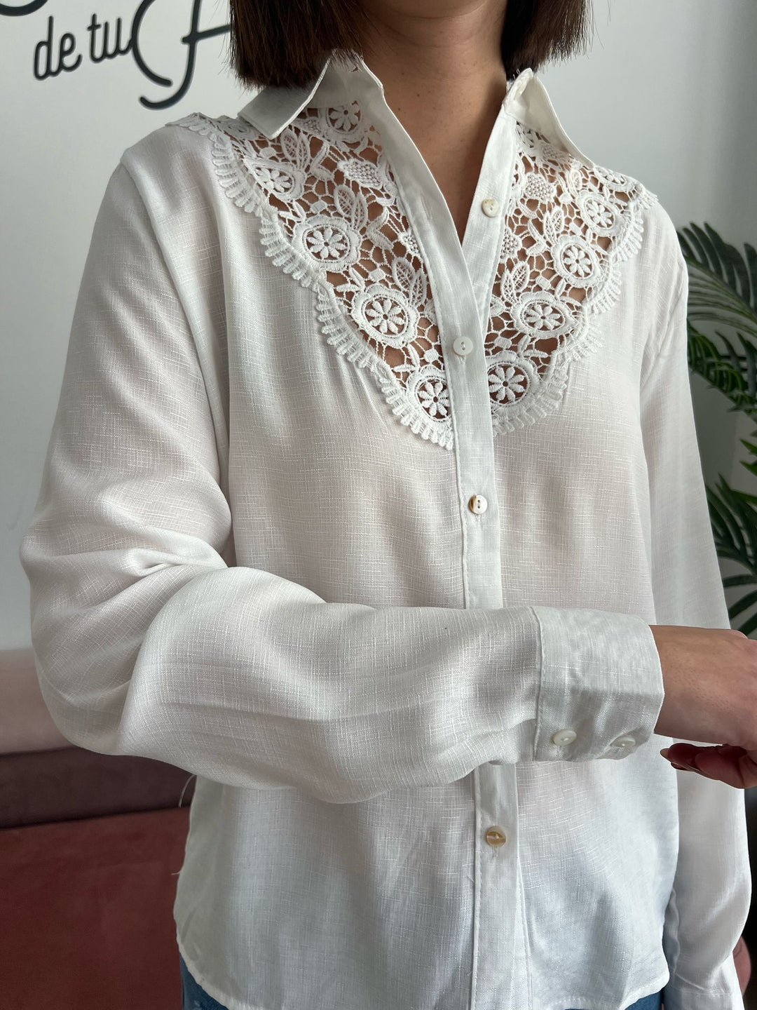 Camisa Laura blanco
