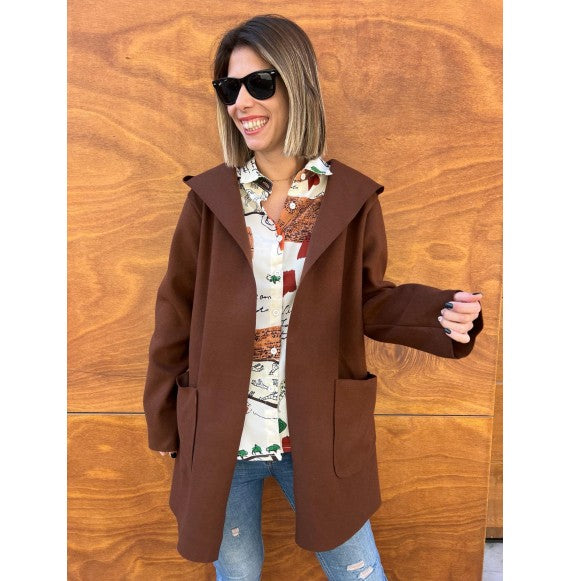 Chaqueta Basic marrón