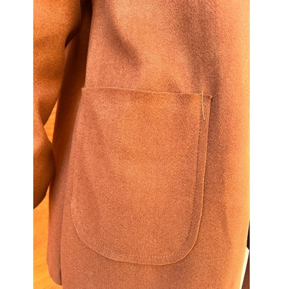 Chaqueta Basic marrón