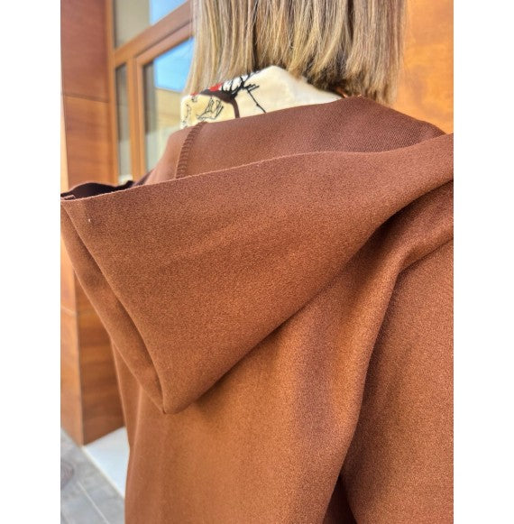 Chaqueta Basic marrón