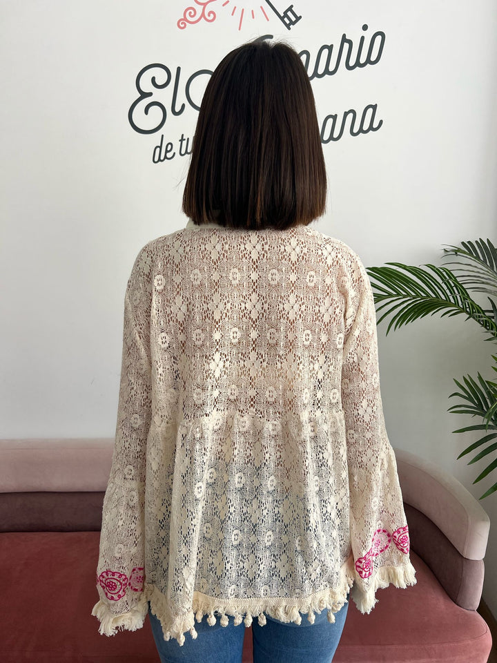 Blusa México beige