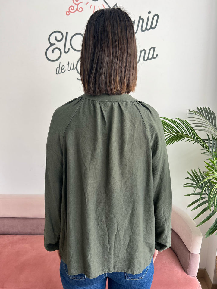 Blusa Mauro verde militar