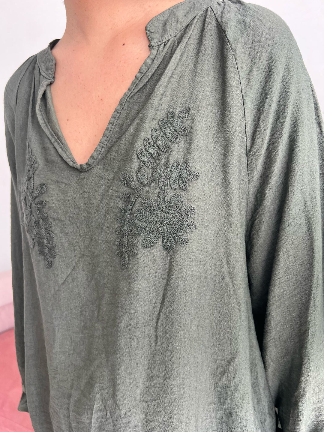 Blusa Mauro verde militar