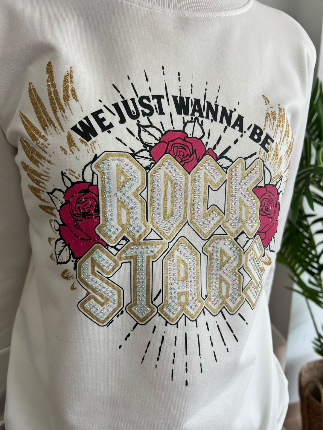 Sudadera Rock blanco