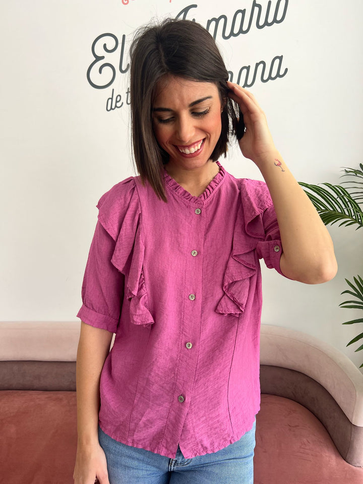Camisa Sandra rosa