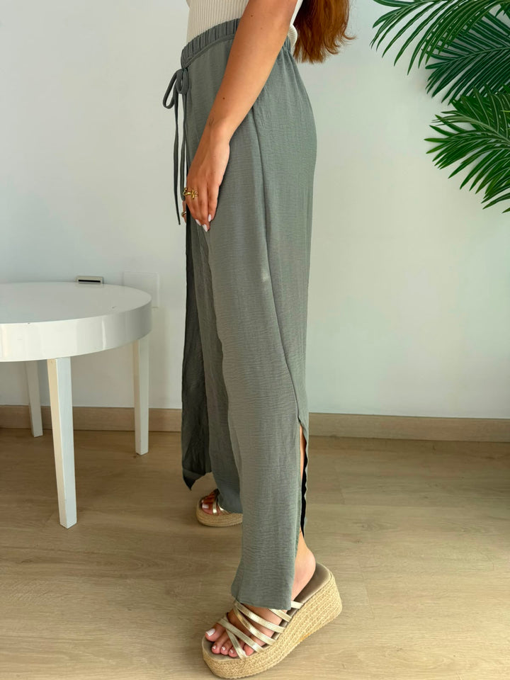 Pantalón Laila verde militar