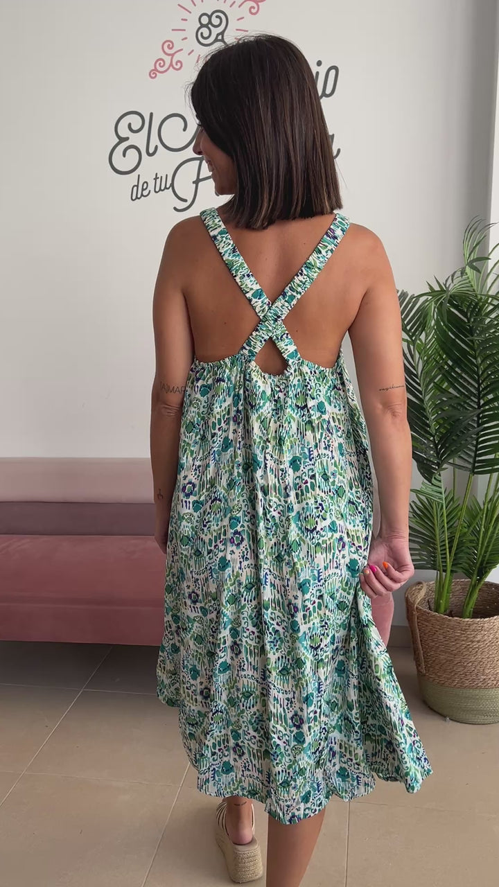 Vestido Francis verde