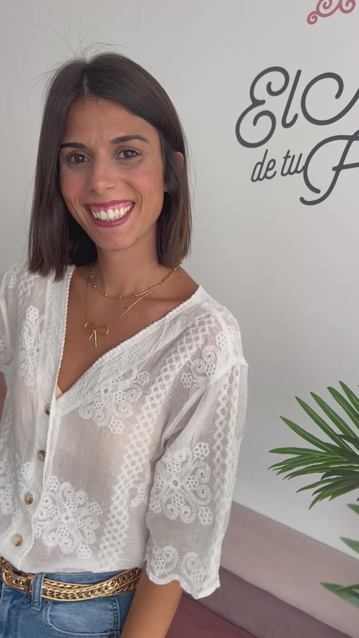 Chaqueta Irene blanco