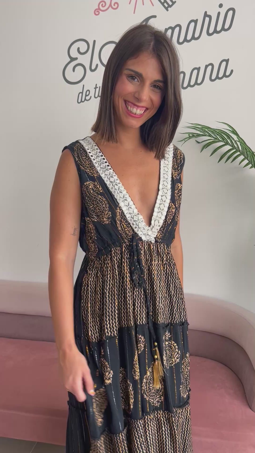 Vestido India negro