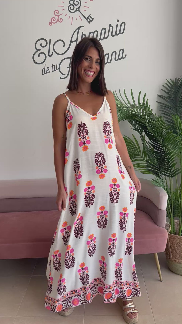 Vestido Trini marrón