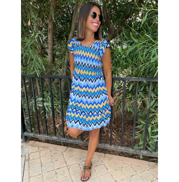 Vestido Gloria azul