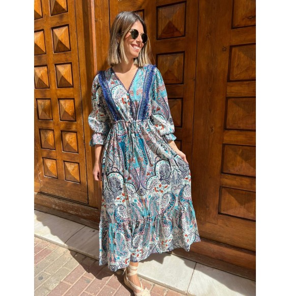 Vestido Jara azul