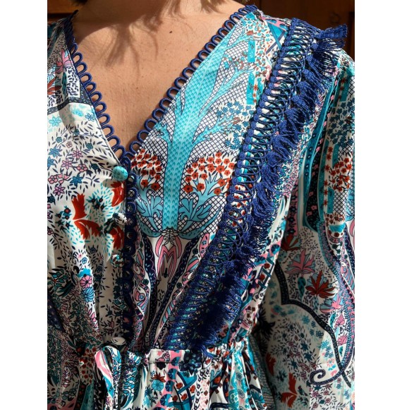 Vestido Jara azul