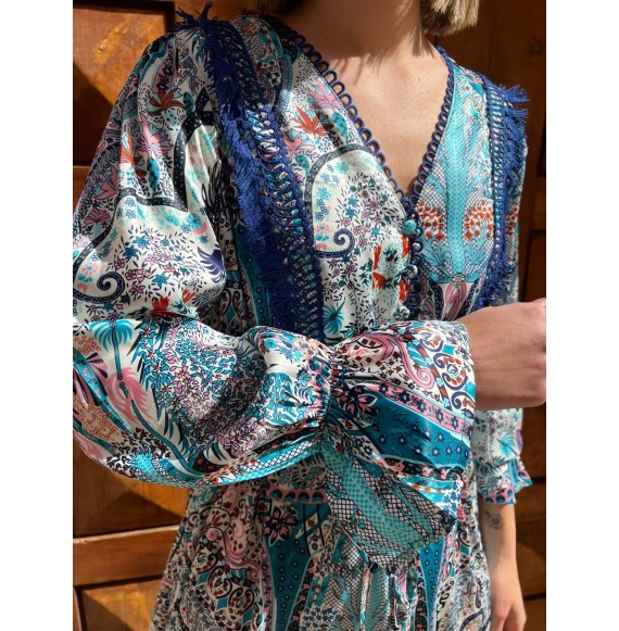 Vestido Jara azul