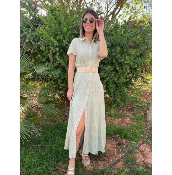 Vestido Manila aguamarina