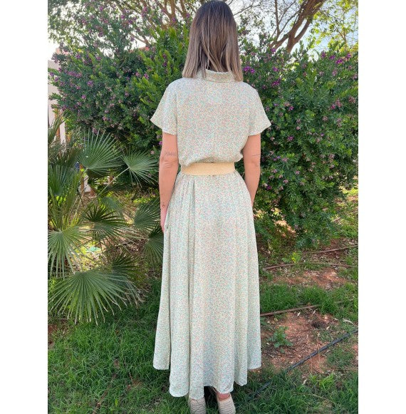 Vestido Manila aguamarina