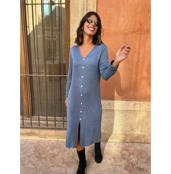 Vestido Regina celeste