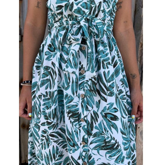 Vestido Nazaret verde