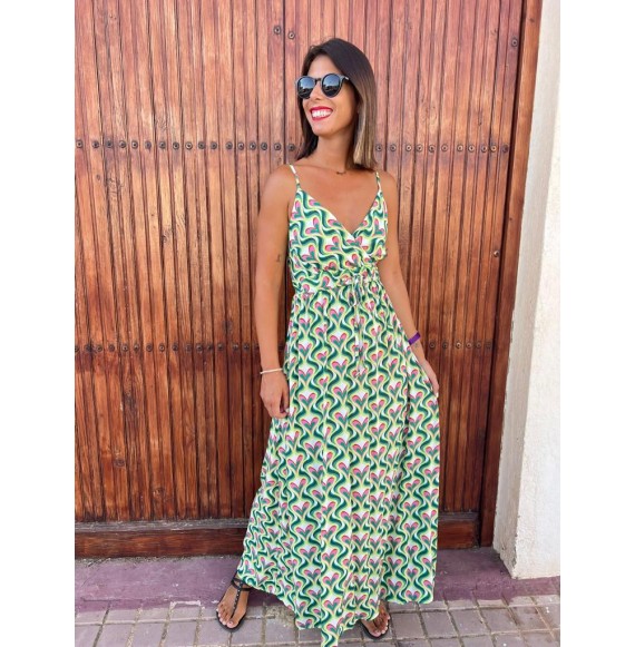 Vestido Nicole verde