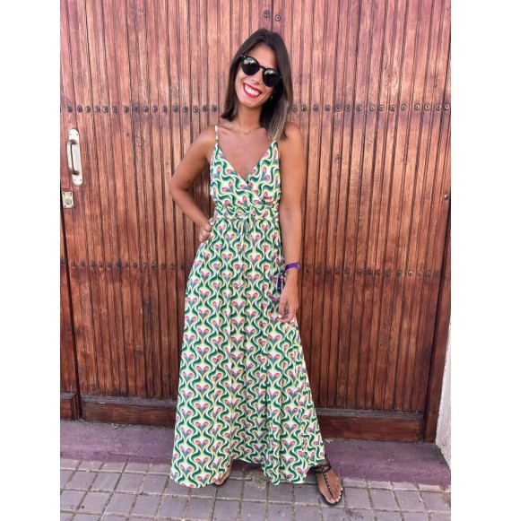 Vestido Nicole verde