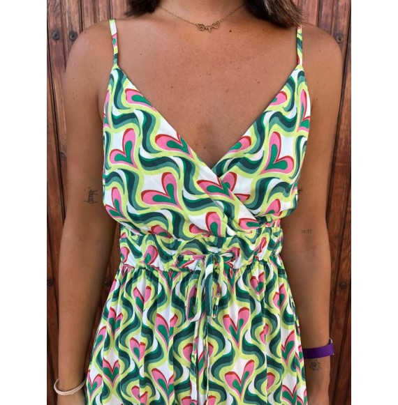 Vestido Nicole verde