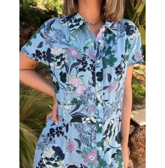 Vestido Viena azul