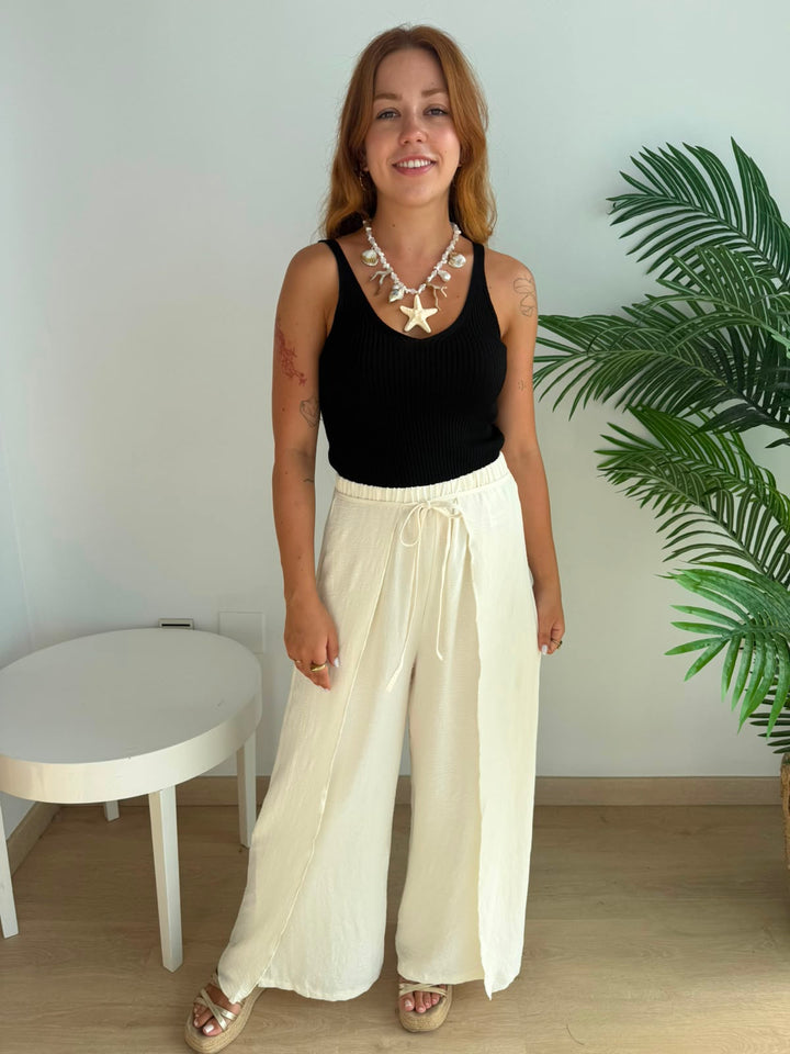 Pantalón Laila blanco roto